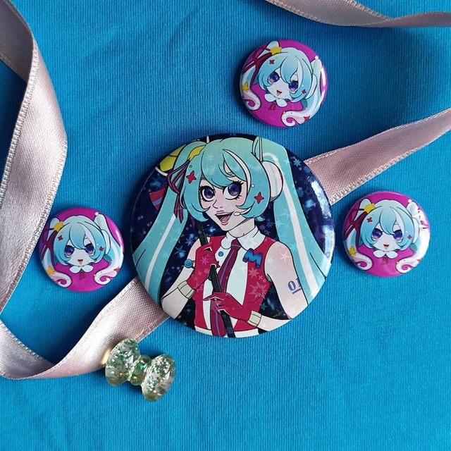 Miku Magical Mirai button set