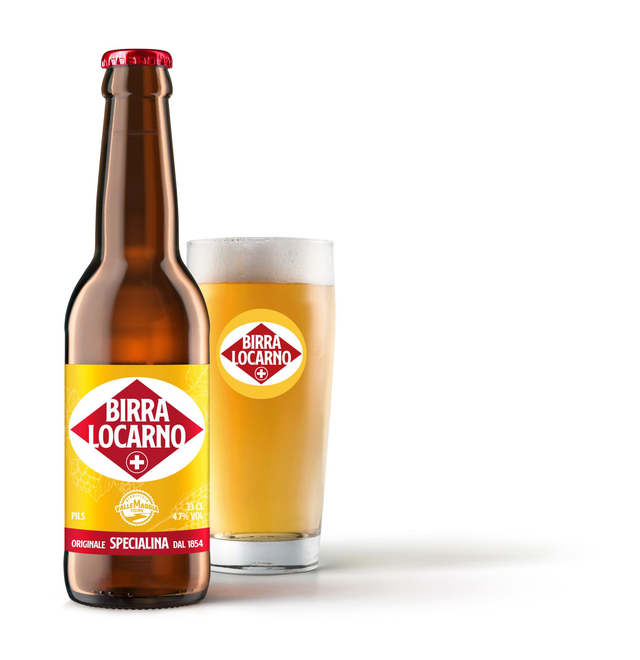 Birra Locarno 33cl Fr. 4.50 (24Fl. + Fr. 10.00 Depot)