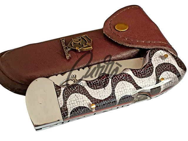 Canivete Artesanal Doma Crioula 4" 4mm Copacabana com Bainha