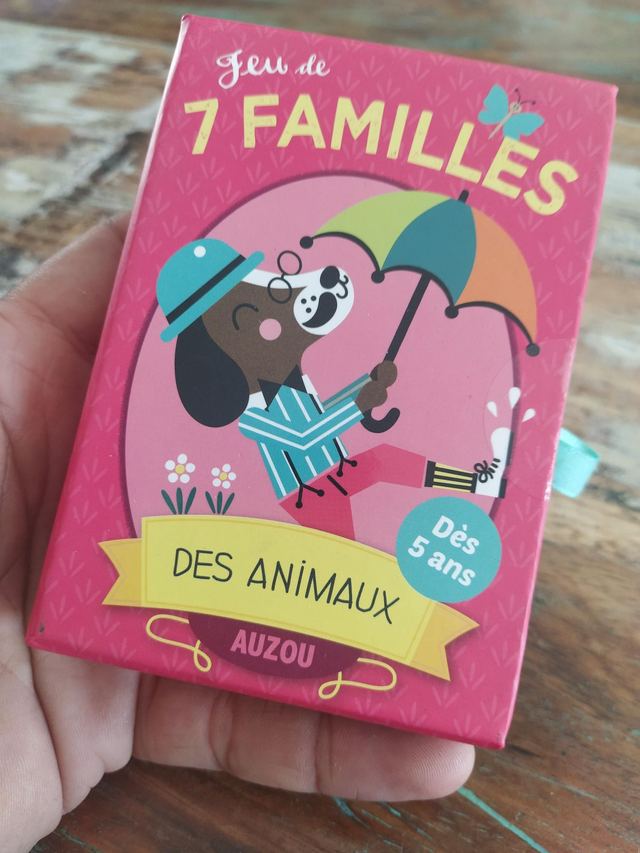 JEU 7 FAMILLES ANIMAUX 