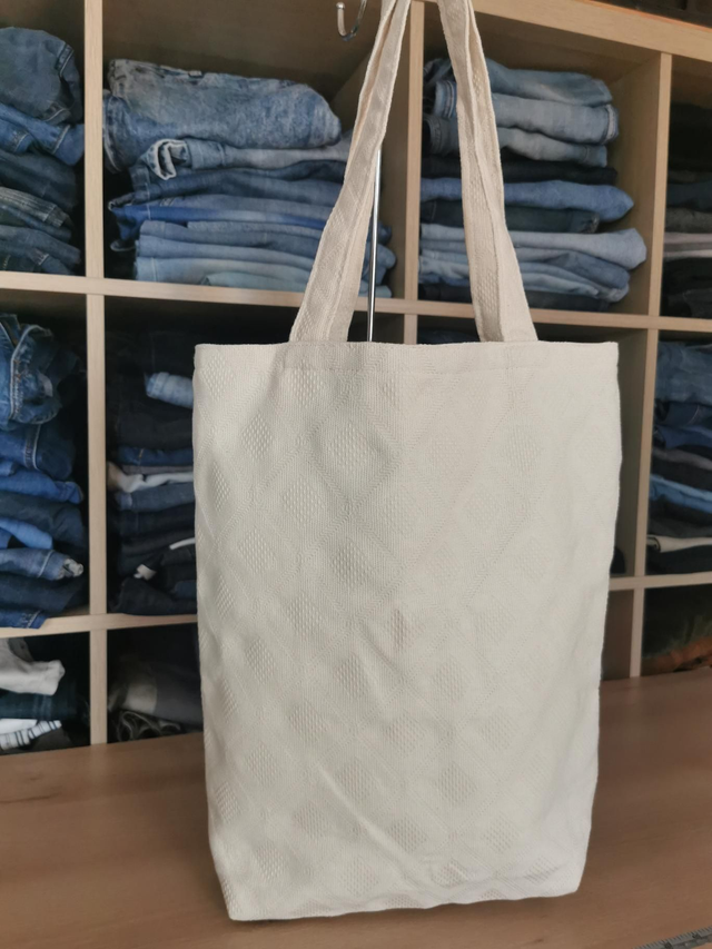 Sac en toile à matelas surcyclée - format Tote bag