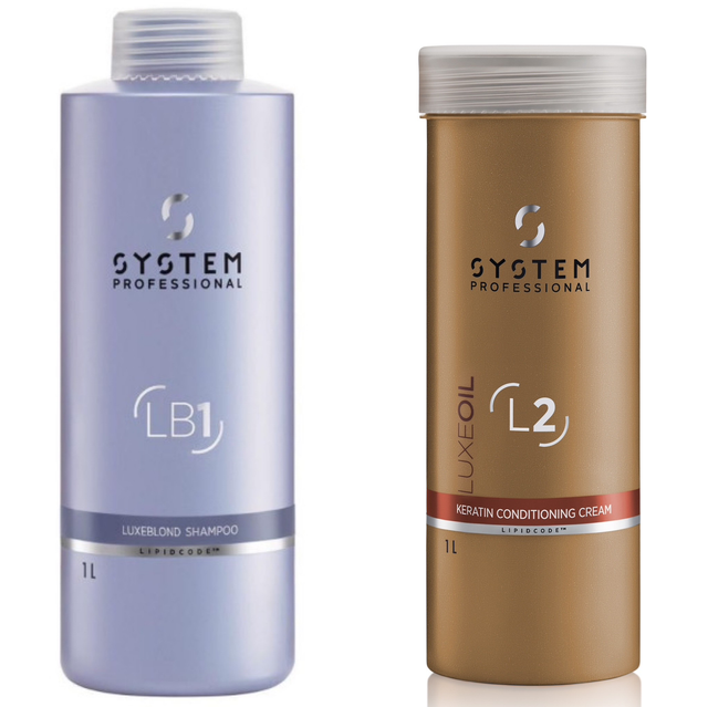 SP LuxeBlond Shampoo & LuxeOil Conditioner