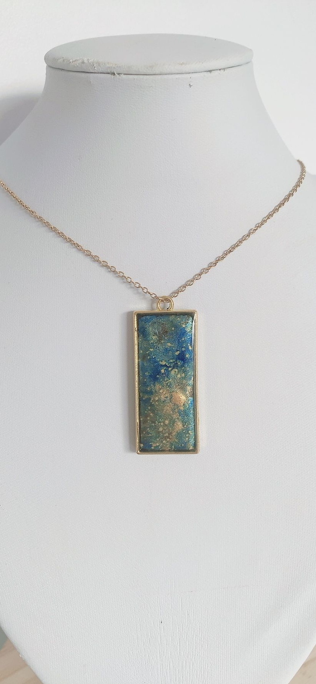 Collier peint à la Main "Illumination"