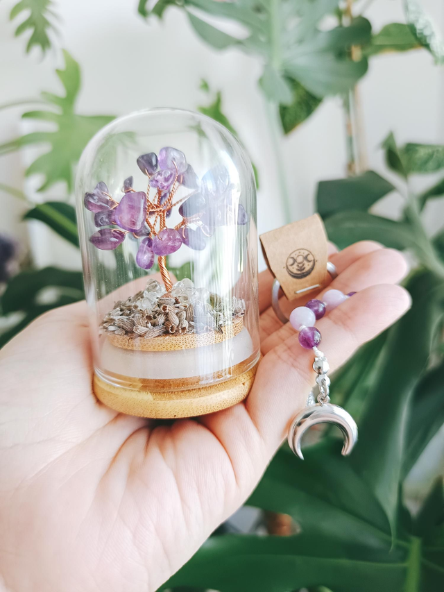 COFFRET MAMAN - ARBRE ET ÉCHELLE DE SORCIÈRE/PORTE-CLÉS 