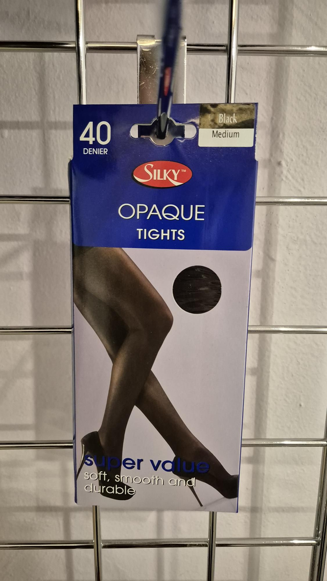 Opaque Black Tights 40 Denier