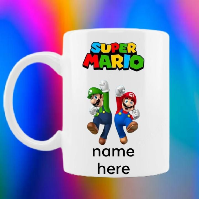 Super Mario Mug With Free Personalisation 