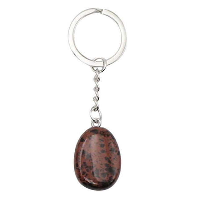 Porte clés Obsidienne Acajou quantité A
