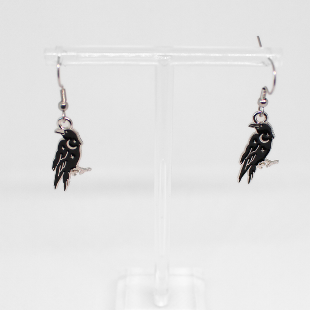 Crow Earrings