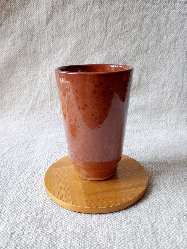 Dessous de verre Rond Collection BOIS