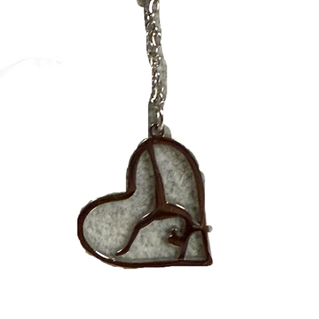 Acrobatics Heart Necklace