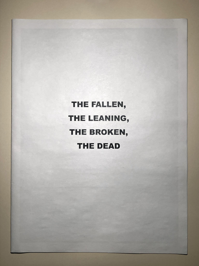 THE FALLEN, THE LEANING, THE BROKEN, THE DEAD