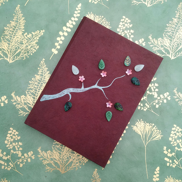 Carnet Lokta Branche de Cerisier