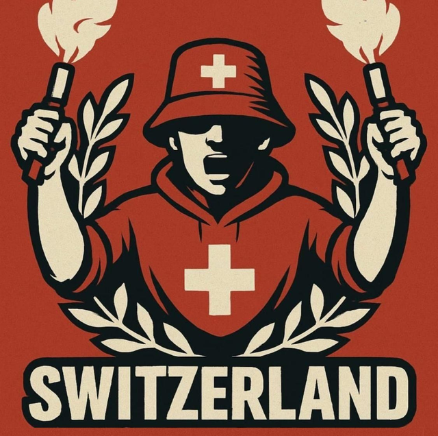 Aufkleber "Switzerland" 