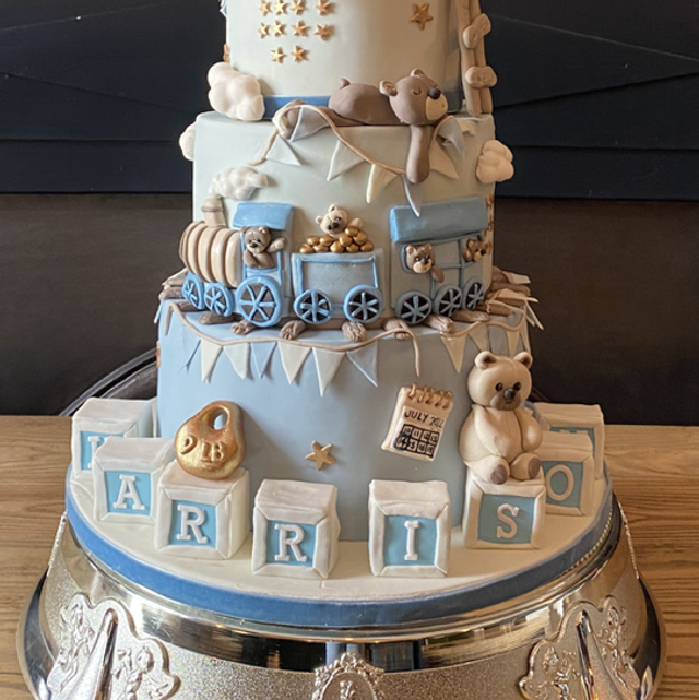 Baby Shower - cake and cupcakes