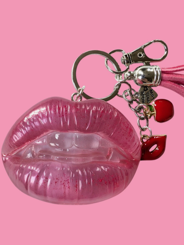 Sassy Lips Keyring (Design 2)
