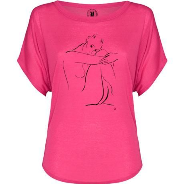 Camiseta Fem Vita Sentada mirando