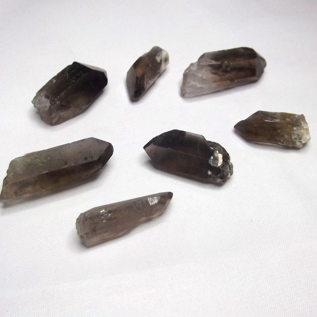 Smokey Quartz points