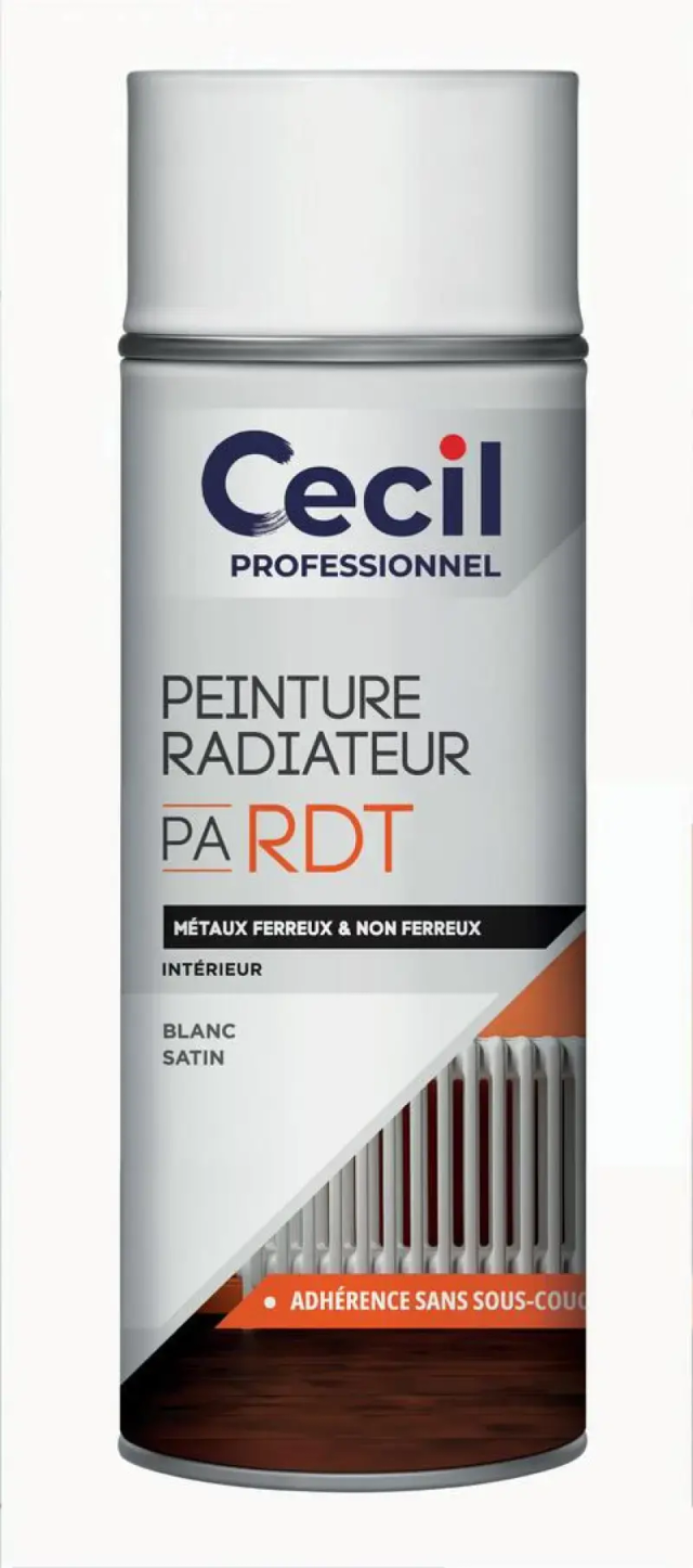 CECIL PRO PA RDT Peinture radiateur Blanc 400 ML