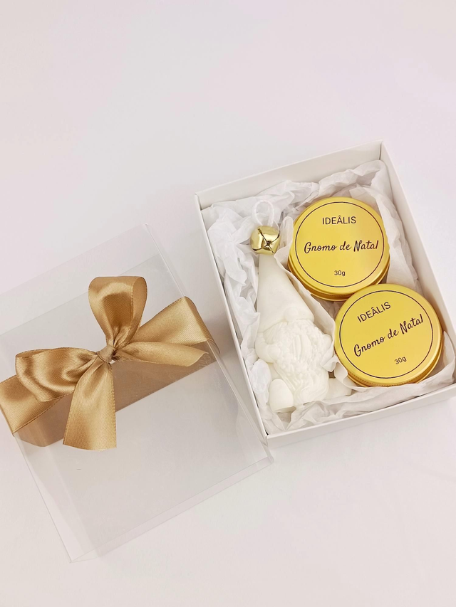 Conjunto Gnomo e Mini velas 