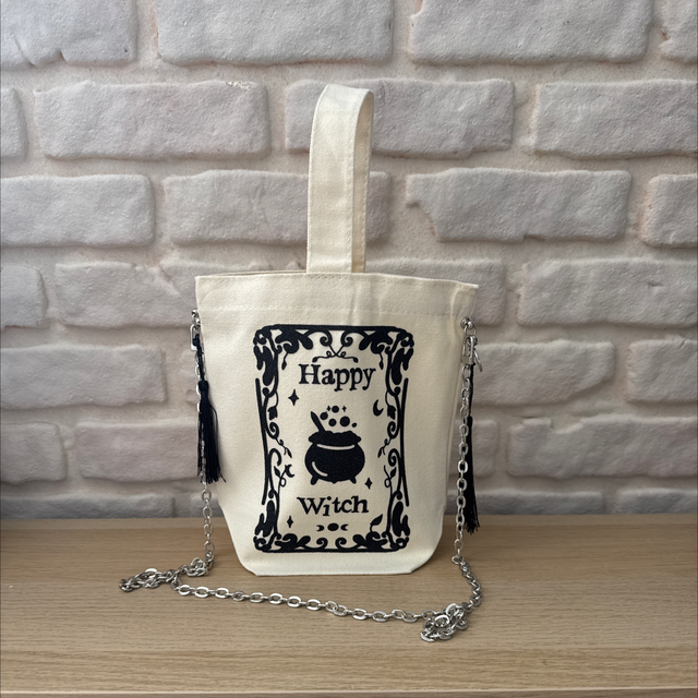 Mini Tote bag « Happy Witch »