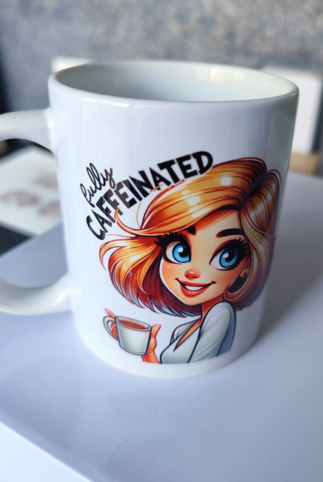 Fully Caffeinated, for Her  - Personalised Mug