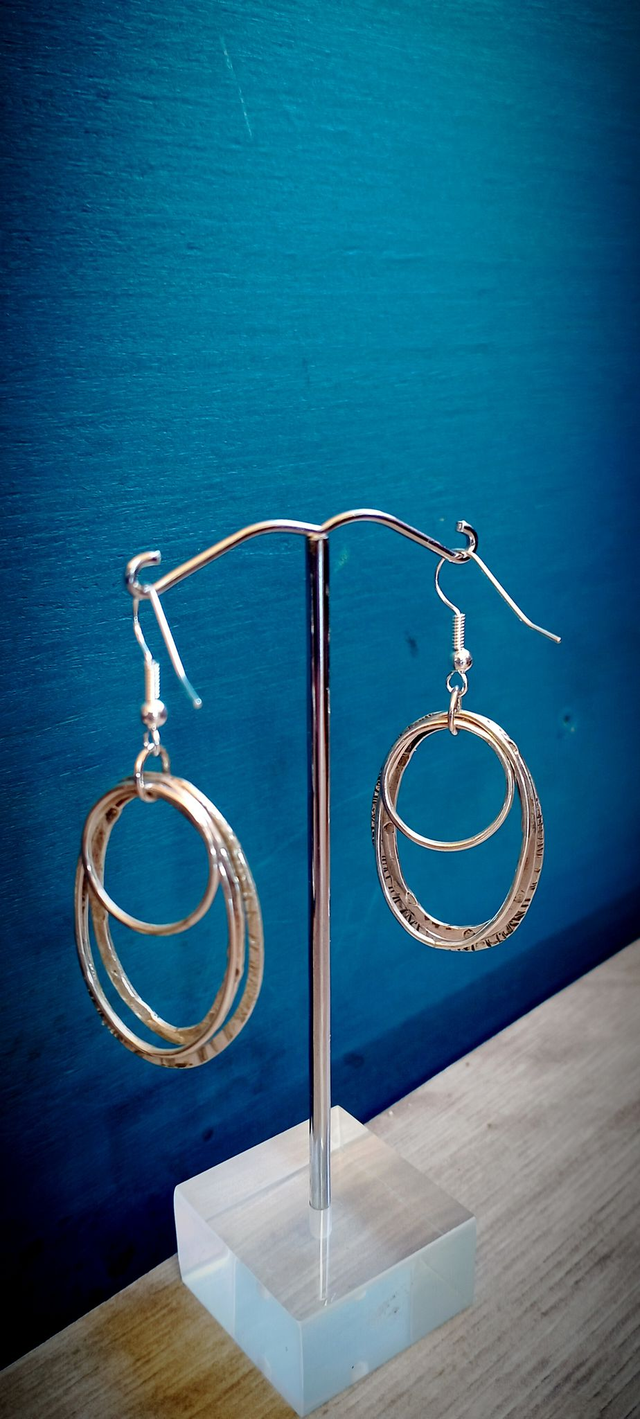 Boucle d'oreille multi anneaux 2
