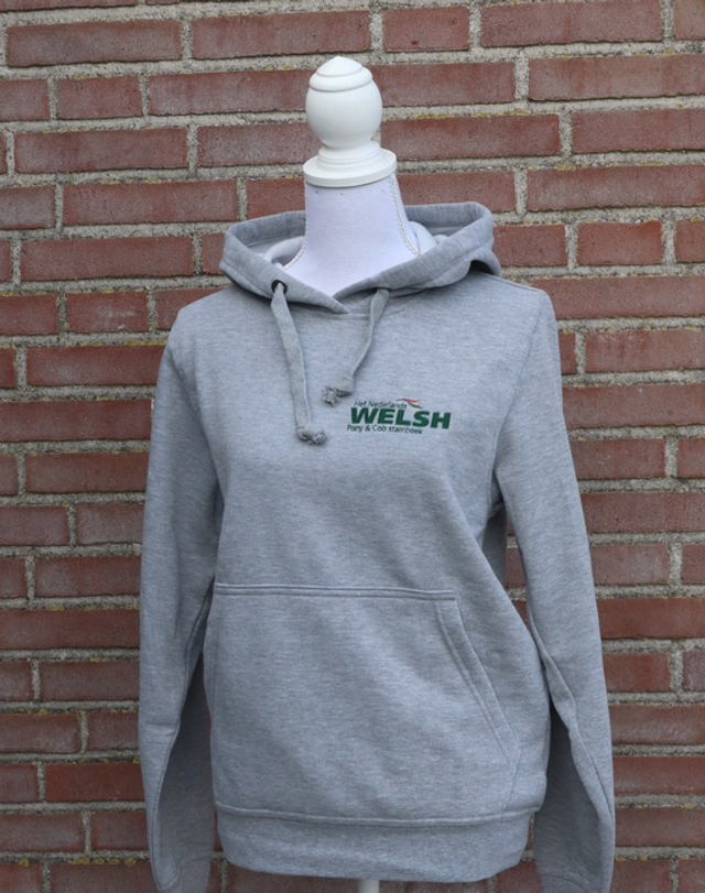 Hoody volwassenen grijs