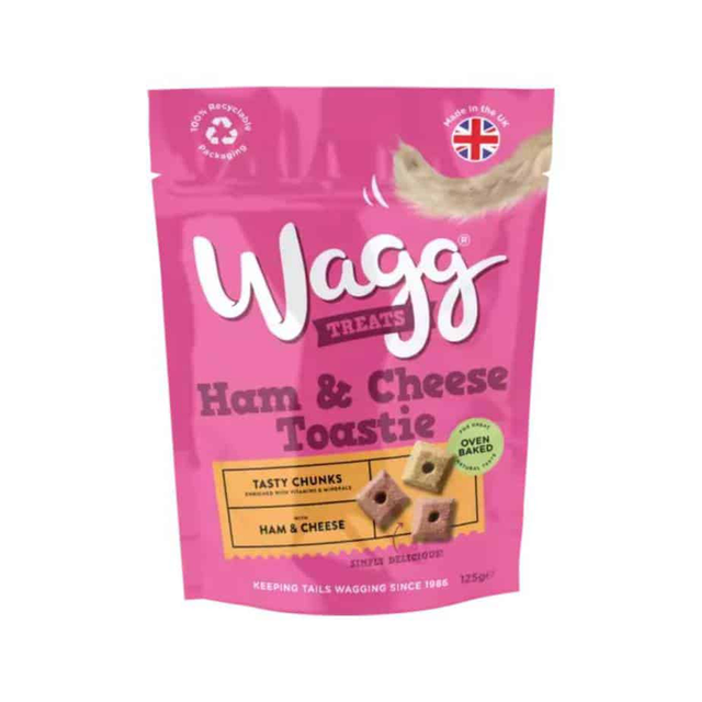 Wagg Dog Treats Ham &amp; Cheese Toastie Tasty Chunks