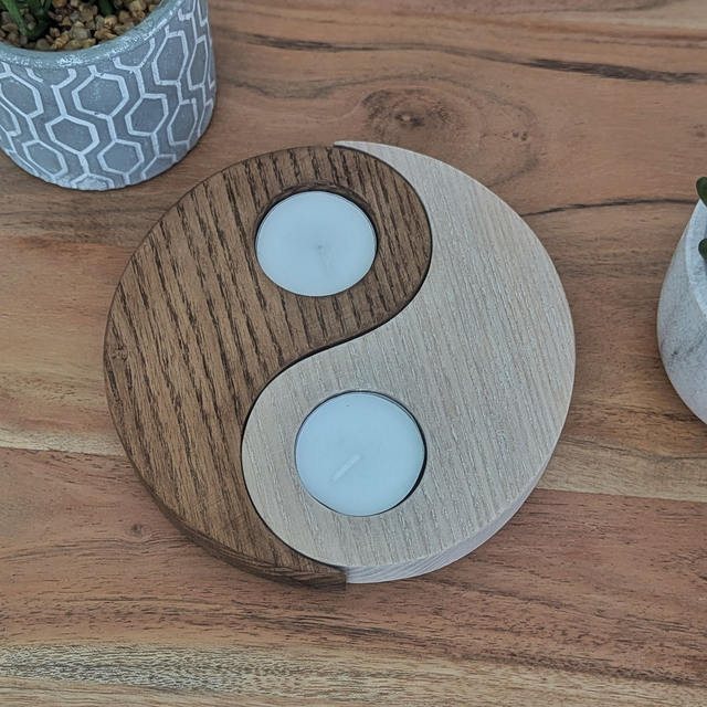 Yin et Yang en frêne