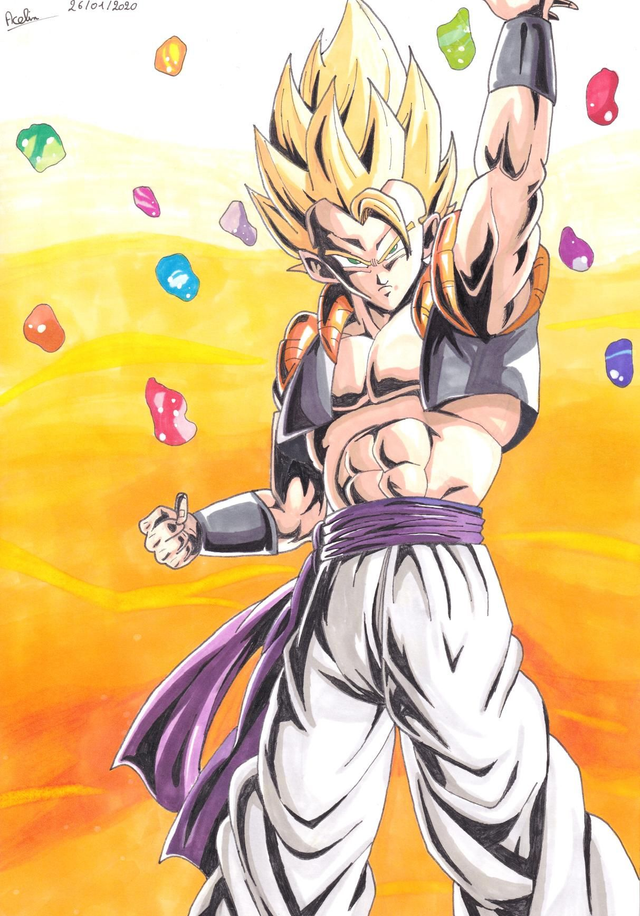 Print DBZ - Gogeta