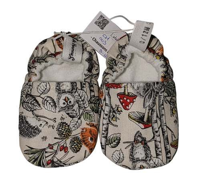 Chaussons souples bébé 9-12 mois