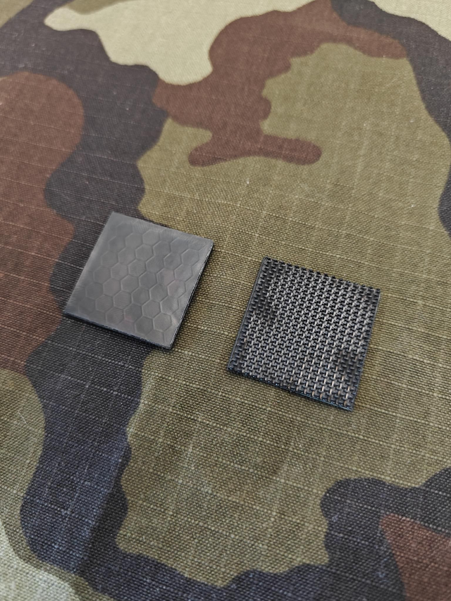 1 inch square IR indication patch