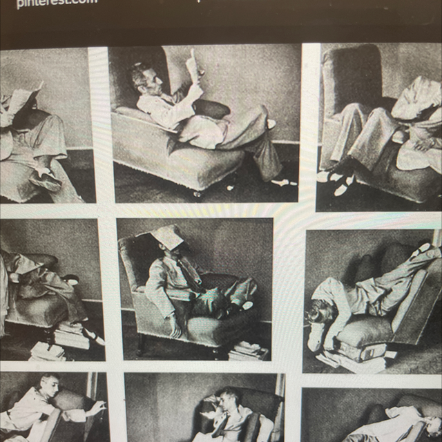 Bruno Munari Seeking Comfort In An Uncomfortable Chair Poster A2