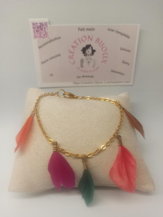 Bracelet plume 