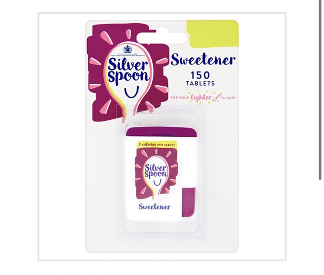 Sugar free, Silver Spoon Sweetener 150 Tablets