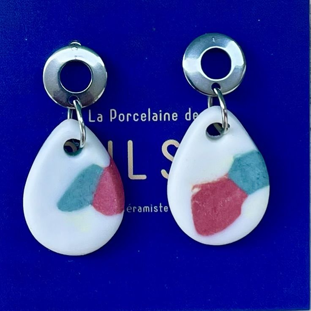Boucles d&quot;oreilles &quot;Surf&quot; modèle 4