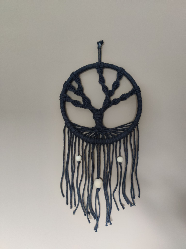 Décoration murale - Bleu - Grand arbre de vie