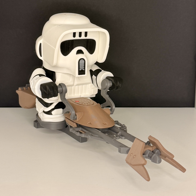 Scout Trooper and Speeder Bike