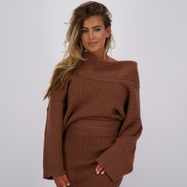 Reinders Kourtney Knit Sweater Cacao