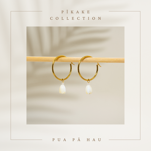 Boucles d'oreilles  Créoles / Hoop Earrings - Pikake