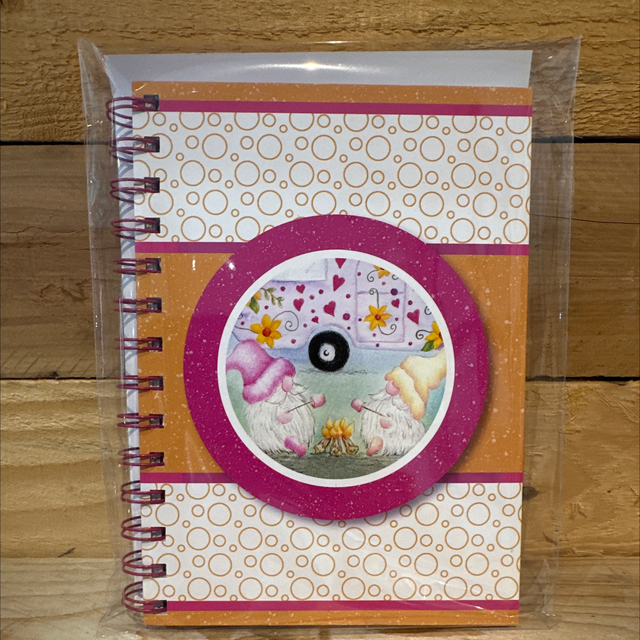 Handmade Gnome Campfire Notebook