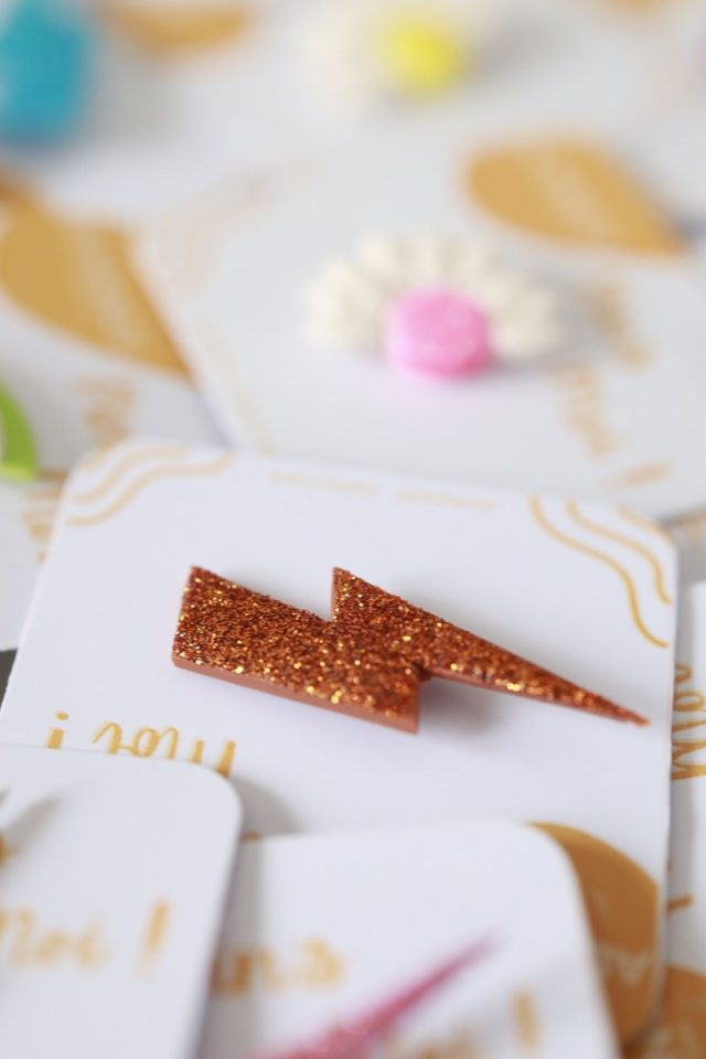 Pin&#039;s Pailletés Eclair