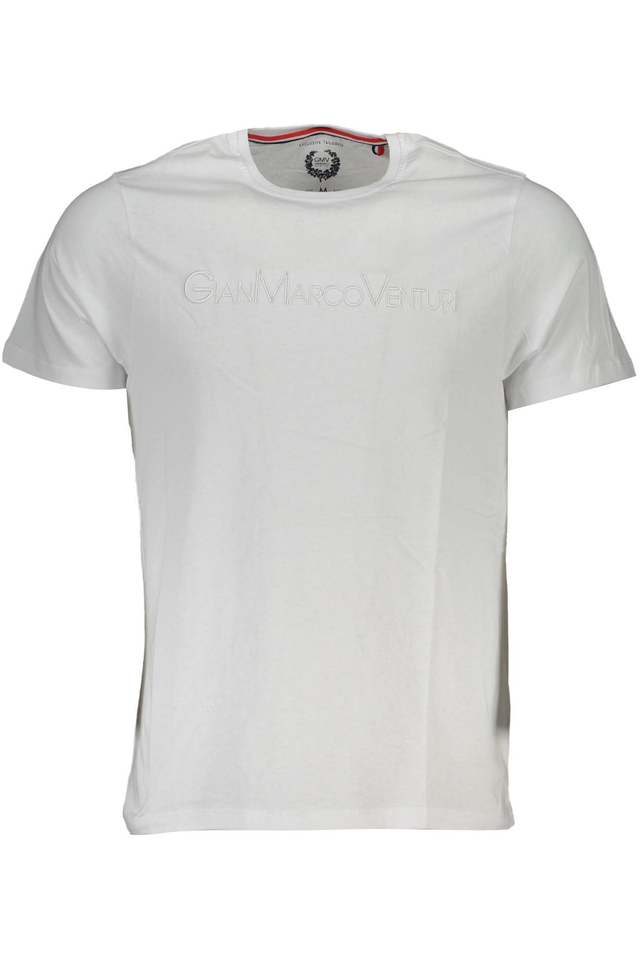 4033GIAN MARCO VENTURI T-SHIRT MANICHE CORTE UOMO BIANCO