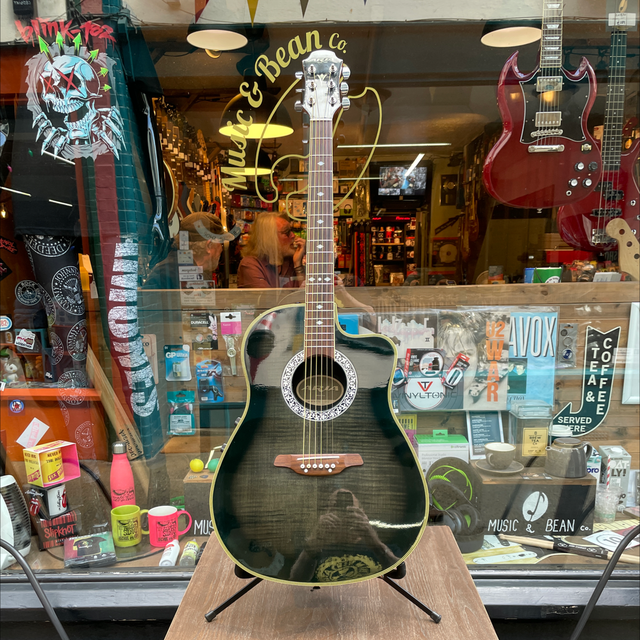 Aria AMB35 Electro Acoustic - Black Burst - Pre Owned 