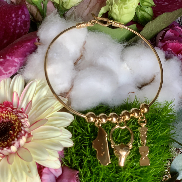 Bracelet tarika charm simple diamètre 6.5cm