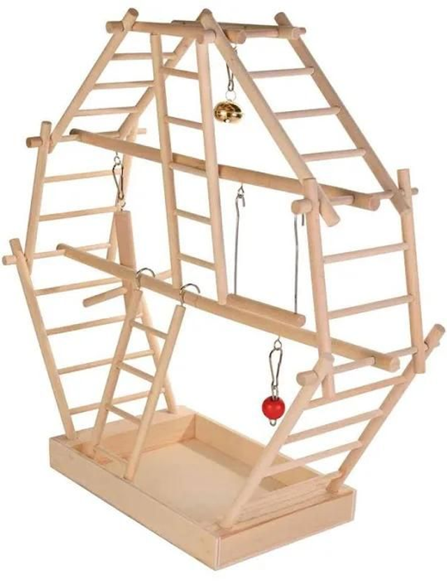 Plate-forme de jeux en bois
