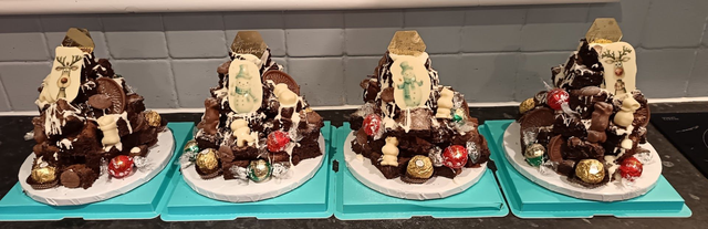 Christmas Brownie Stack