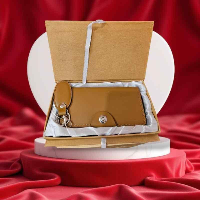 Women’s Valentine’s Elegant Wallet &amp; Key Holder Gift Set