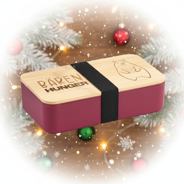 Rote Brotdose aus robustem PP-Kunststoff – praktische Kinder-Lunchbox für Schule & Kindergarten