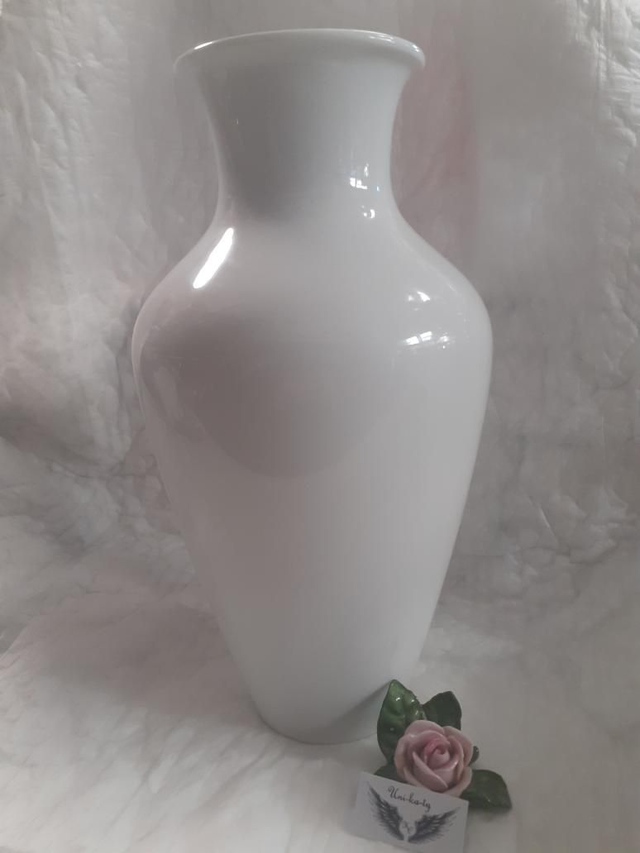 Klassisch große weiße Vase Höchst